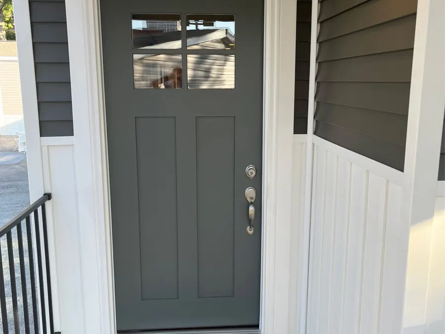 Optional gray exterior door Doors selection from Clayton Savannah Decor & Options