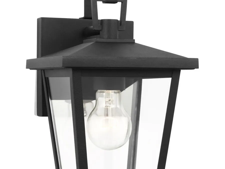 Black lantern front exterior light Lighting selection from Clayton Savannah Decor & Options