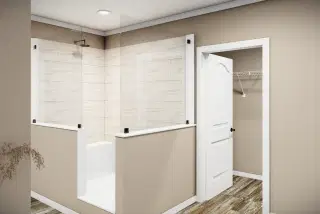 The lloyd ii bathroom home features