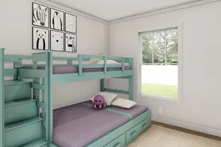 Move on up bedroom home features