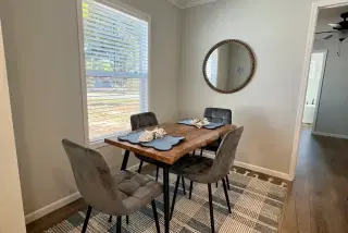 The truman interior home features