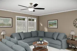 The bandon interior home features