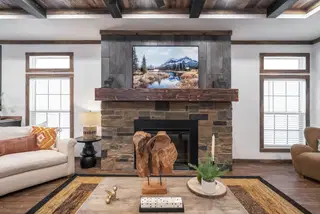 The mill house interior home features