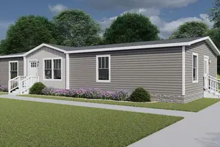 Let it be elevation and exterior home features