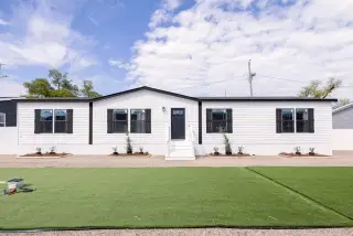 The dark sands hero, elevation, and exterior home features
