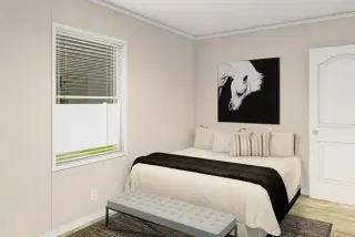 Grand living 76b bedroom home features