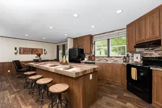 The bayside kitchen home features