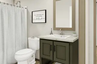 Expedition bathroom home features