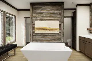 The anderson ii bathroom home features