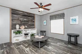 The morris interior home features