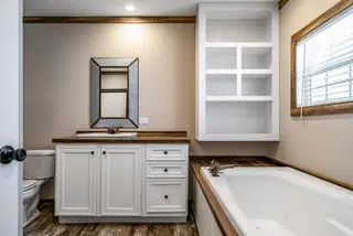 The bobby jo bathroom home features