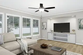The franklin interior home features