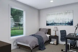 Lovely day bedroom home features