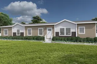 Homestead breeze hero, elevation, and exterior home features