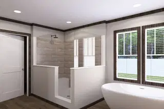 The jackson bathroom home features