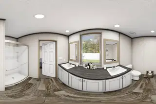 The southern farmhouse 1585 bathroom home features
