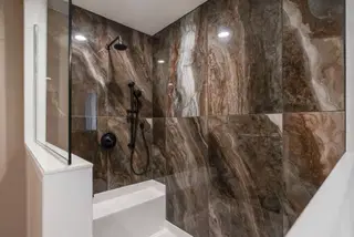 The mclemore bathroom home features