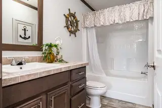 The turner bathroom home features