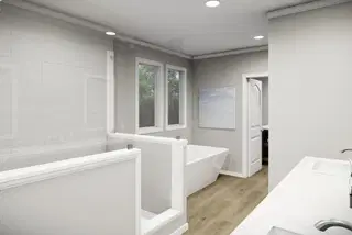 The huxton ii bathroom home features