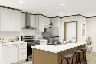 Reveal Clayton mobile home interior