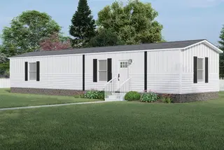 Lewis elevation and exterior home features