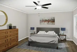 The huxton ii bedroom home features