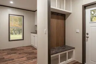 Mountain view interior home features