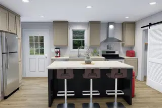 Lovely day kitchen home features