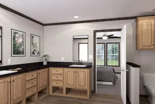 The jackson bathroom home features