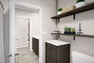 The valhalla bathroom home features