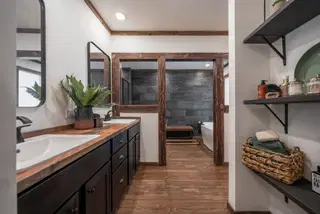 The mill house bathroom home features