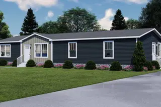 Rocket man hero, elevation, and exterior home features