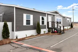 The shoreline elevation and exterior home features