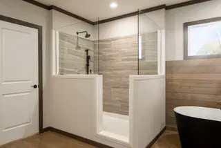 The keep bathroom home features