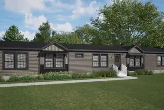 The magnolia hero, elevation, and exterior home features
