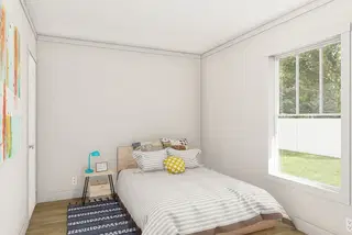 Walk the line bedroom home features