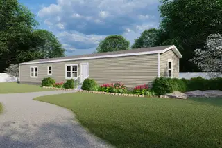 Anniversary entertainer hero, elevation, and exterior home features