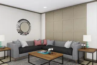 Clark interior home features