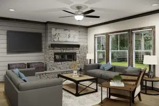 The anderson ii interior home features