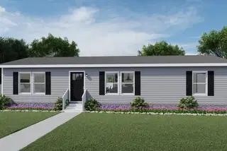 Glimpse elevation and exterior home features