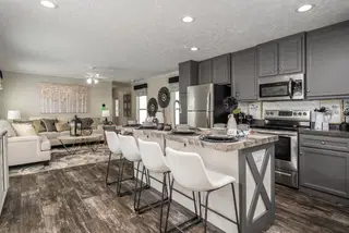 Riverview kitchen home features