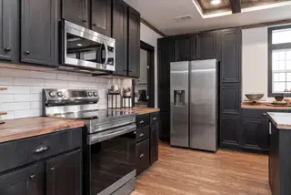 The mill house kitchen home features
