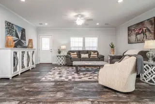 The hewitt interior home features