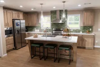 The mclemore kitchen home features