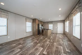Lakeside cottage interior home features
