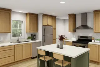 Born to run kitchen home features