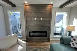 The truman interior home features