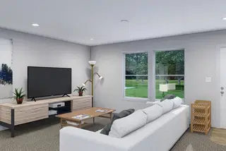 Lovely day interior home features