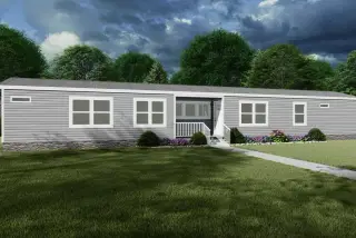 The ranch house hero, elevation, and exterior home features