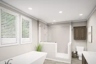 The valhalla bathroom home features
